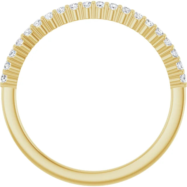 Jordan’s Petite Shared-Prong Diamond Wedding Band (1/5 CTW)