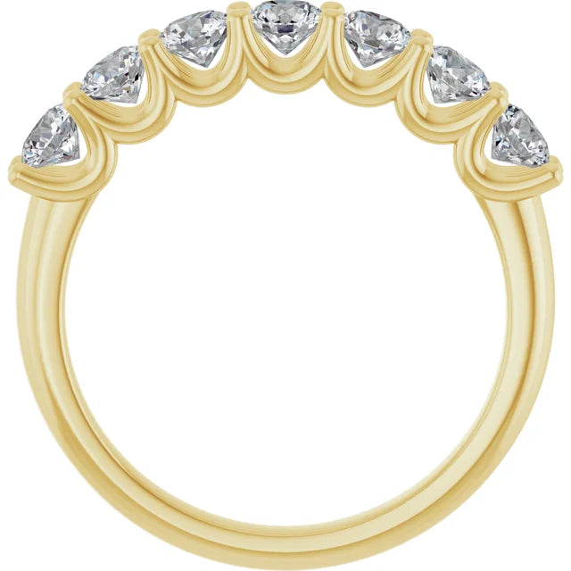 1 CTW 7 Stone Diamond Anniversary Band showing under gallery