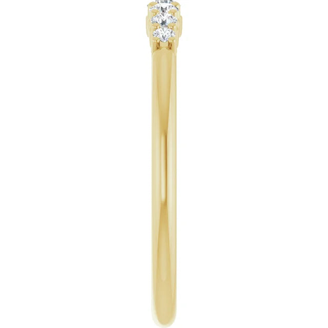 Picture for the shank of 1/6 CTW Natural Diamond Stackable Ring