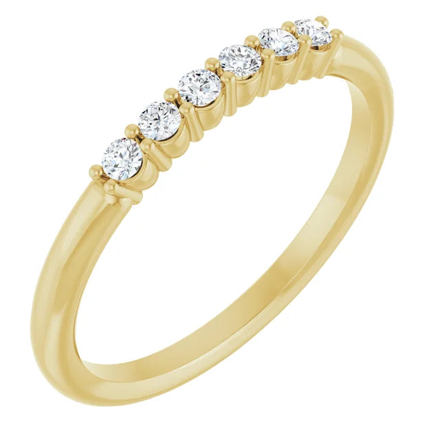 1/8 CTW Diamond Stackable Ring