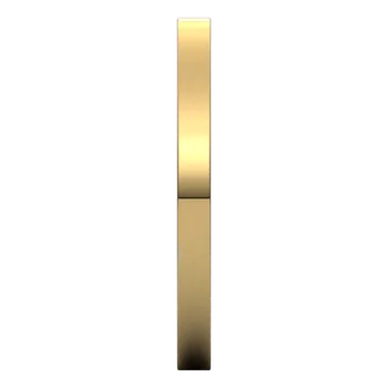 Shank Picture for yellow gold 2MM Comfort Fit Flat Wedding Band