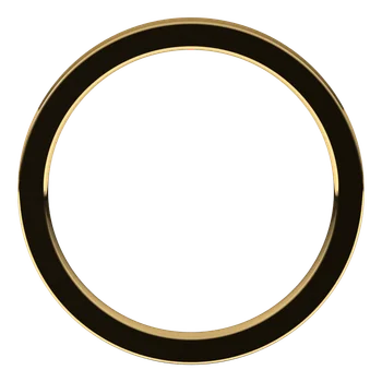 full zoom for yellow gold 2MM Comfort Fit Flat Wedding Band