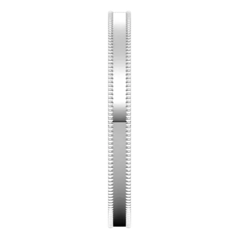 Shank Picture for 2MM Comfort Fit Milgrain Vintage Flat Wedding Band