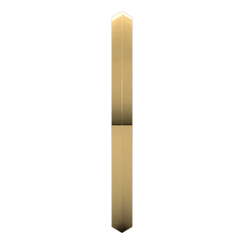Shank Picture for Yellow Gold 2MM comfort Fit Knife Edge Wedding Band