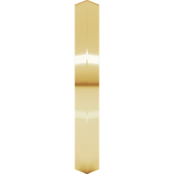 Shank Picture for Yellow Gold 3 MM Comfort Fir Knife Edge Wedding Band