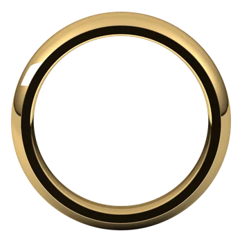 Full Picture for 5MM Comfort Fit Classic Domed Band in Yellow Gold