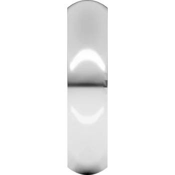 Shank picture for 5MM Comfort Fit Classic Domed Band in white gold or platinum