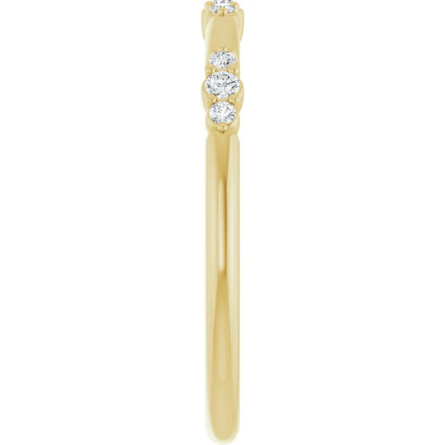 Picture for the shank of Diamond Stackable Ring 1/8 CTW