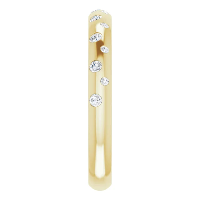 Picture for the shank for Gibsy Set /Flush Set Natural Diamond Ring