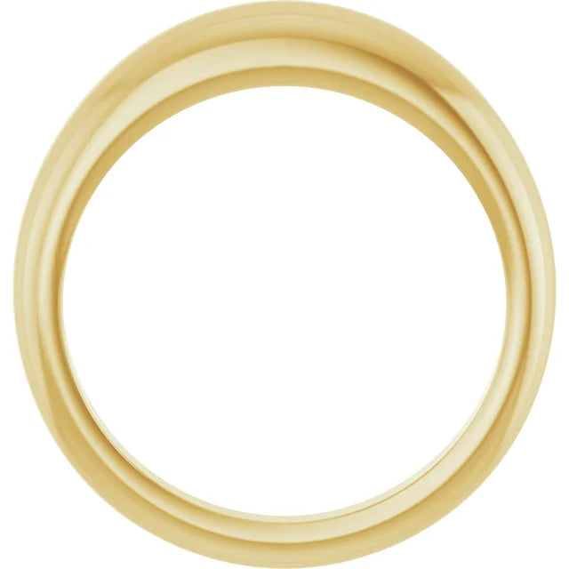 Yellow Gold petite Dome Ring