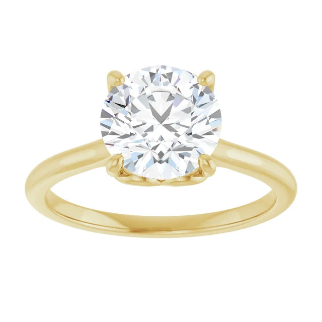 2 CT Round Diamond Solitaire Engagement Ring