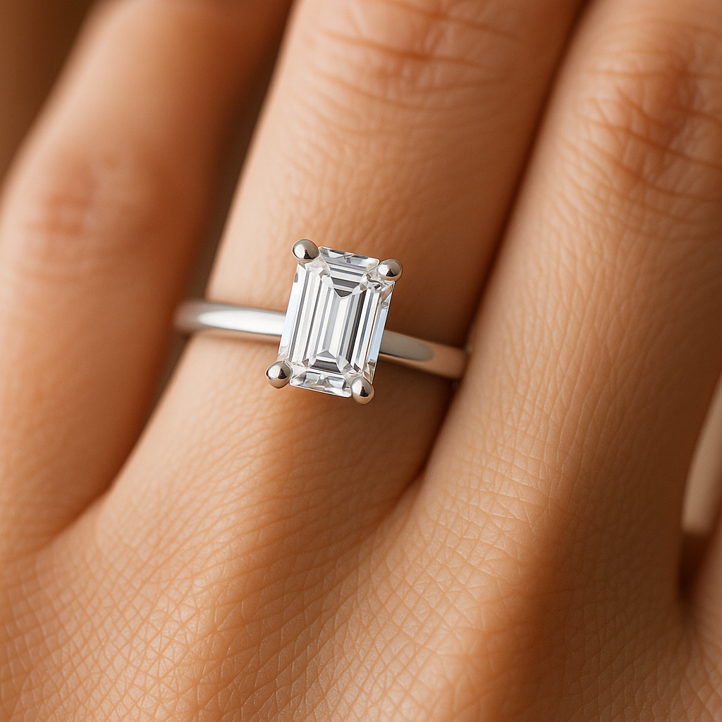 Jordan’s Signature Solitaire Diamond Engagement Ring (1 CT)
