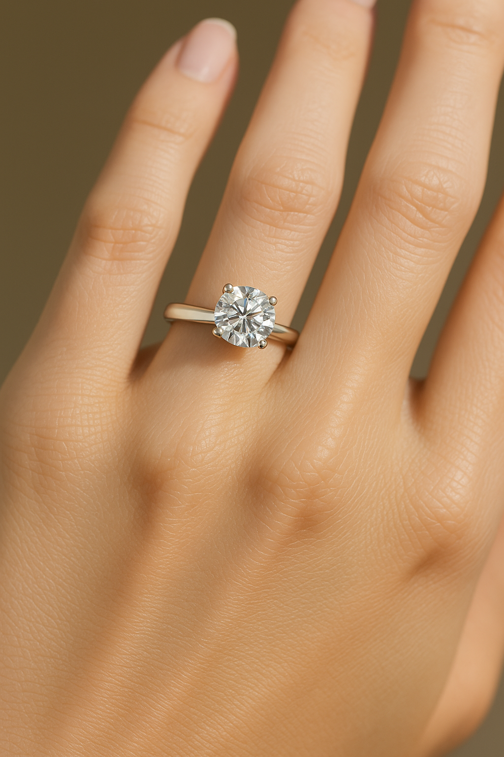 Jordan’s Signature Solitaire Diamond Engagement Ring (1 CT)