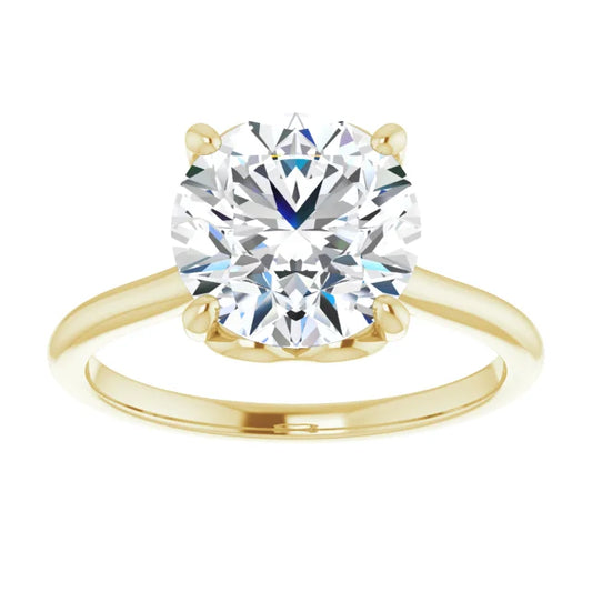 3 CT Round Diamond Solitaire Engagement Ring