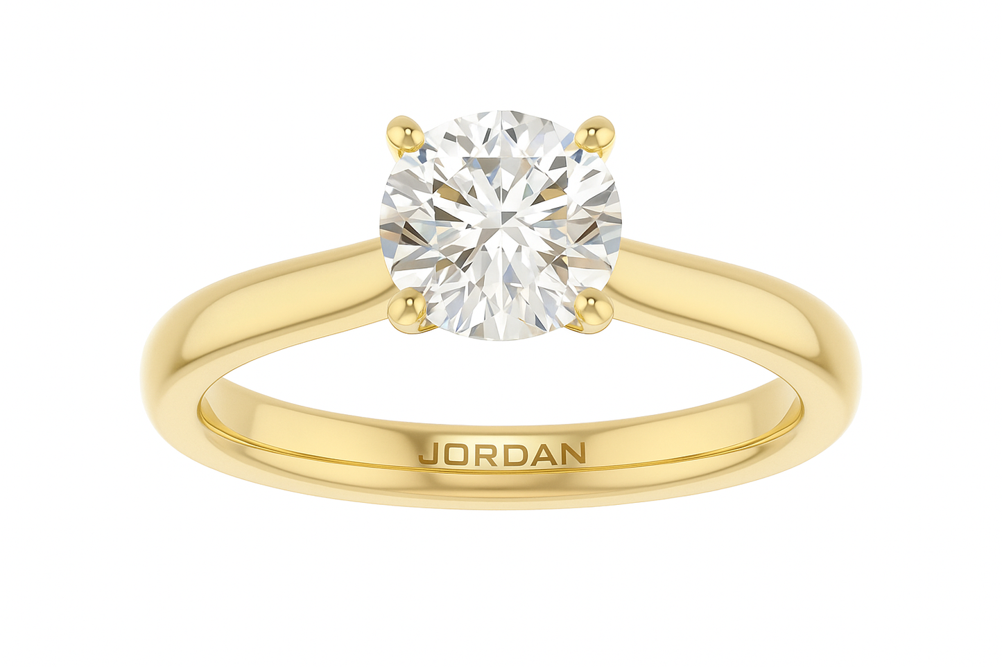 Jordan Round Solitaire engagement Ring
