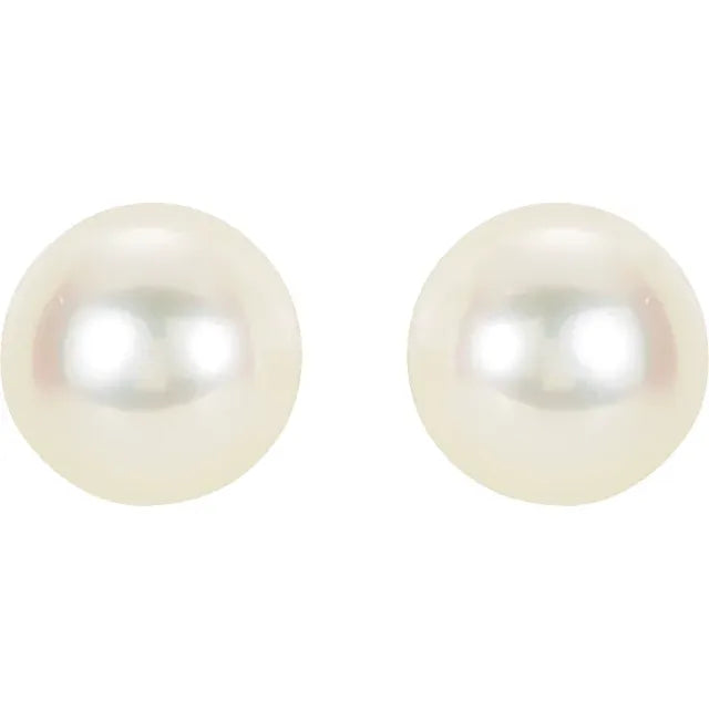 Classic Freshwater Pearl Studs