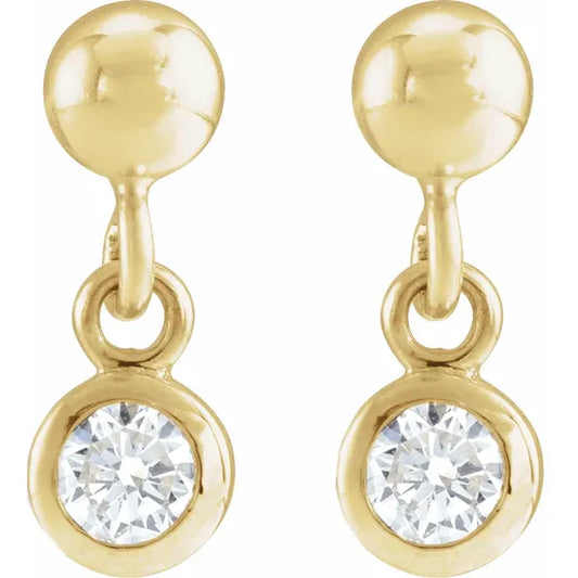 Diamond Dangle Earrings for women Details