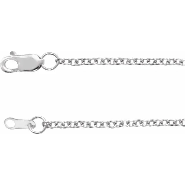 Natural Diamond Horseshoe Charm – 1/8 CTW – 14K Gold or Platinum