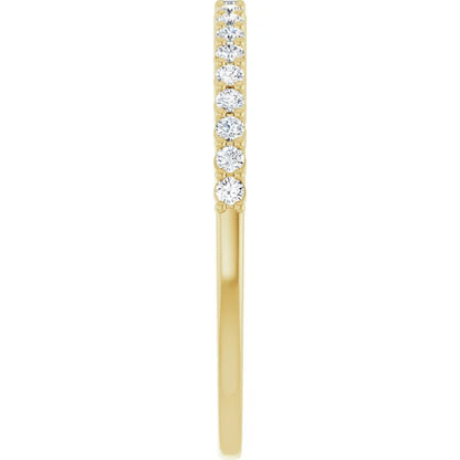 Jordan’s Petite Shared-Prong Diamond Wedding Band (1/5 CTW)