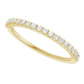 Side Picture for 1/5 CTW 1.3 MM Jordan’s Classic Shared-Prong Diamond Wedding Band Set in white gold