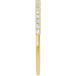 Shank picture for  1.3 mm Half Eternity Diamond Ring 