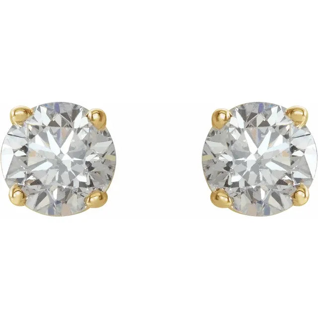 1 1/2 CTW Diamond Stud Earrings 