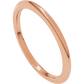 Sideway for rose gold ring 