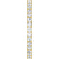 Picture for the shank of 1.7 MM Double Gallery Full Eternity Diamond wedding band for women Set in Yellow Gold