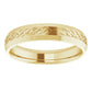 14k Yellow Gold men wedding band