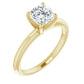 1 CTW Diamond engagement ring 18k Yellow Gold