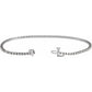 Open Clasp 1CTW Diamond Tennis Bracelet made from white gold or platinum 