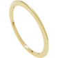 Side View for 1 MM Comfort Fit Standard Weight Half Round Band 