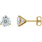 1 1/2 CTW 3 Prong Martini Style Diamond Stud Earrings 