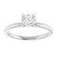 1/2 CTW Round diamond engagement ring White Gold