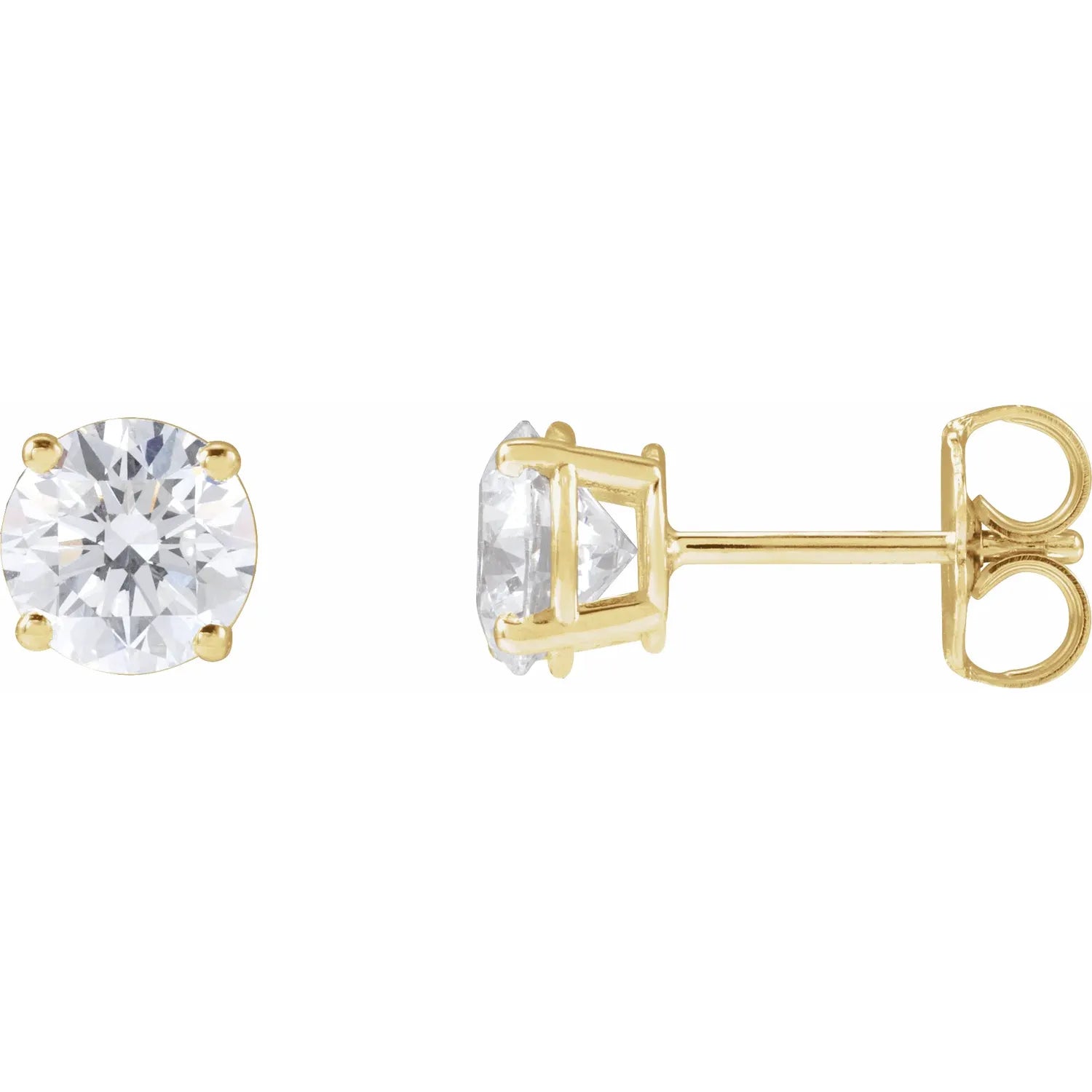 1 1/2 CTW Natural Diamond Stud Earrings for Women 