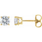 1 CTW Natural Diamond Stud Earrings for Women 