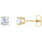 2 CTW Natural Diamond Stud Earrings for Women 