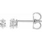 Classic Marquise Diamond Stud Earrings Set in white gold or platinum 