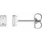 Diamond Stud Earrings Platinum 