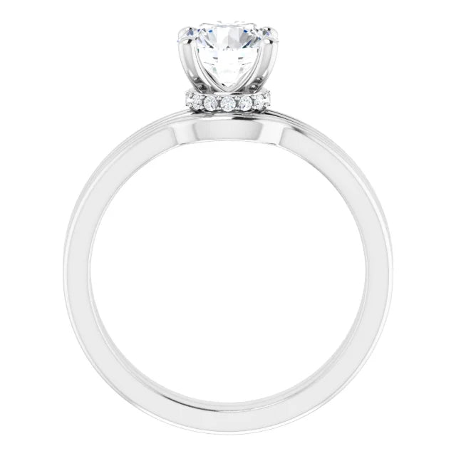 1 CTW Round Solitaire Diamond Engagement Ring