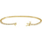 Open clasp for 2 CTW Diamond Tennis Bracelet set in Yellow Gold 