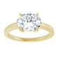 2 CT East West Oval Diamond Engagement Ring 