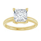 2 CT Princess Cut Solitaire Engagement Ring 