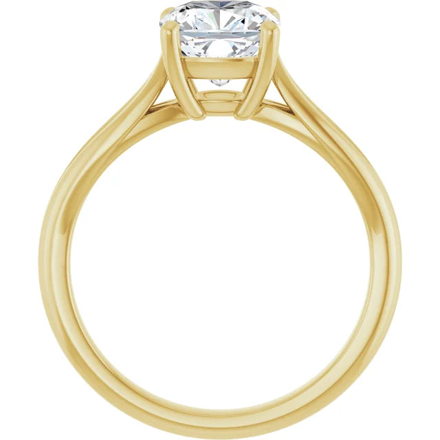 2 CT Cushion Cut Diamond Engagement Ring for Women showing under gallery 