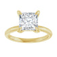2 CT Claw Prong Princess Cut Solitaire Engagement Ring 