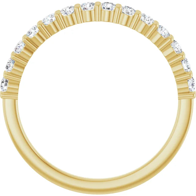 Yellow Gold Diamond engagement Ring for women Set in yellow gold showing diamond 