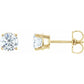 2 CTW Diamond Stud Earrings 