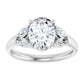 2 CT Oval and Marquise 5-Stone Diamond Engagement Ring for women Set in white gold or platinum 