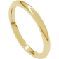 Classic Half-Round Comfort Fit Stacking Ring – 1.0 MM, 1.5 MM & 2.0 MM