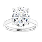 3 CT Diamond Solitaire Diamond Engagement Ring in Platinum 